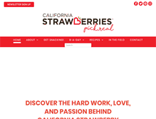 Tablet Screenshot of californiastrawberries.com